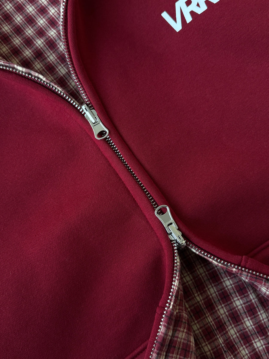 Reversible Red Hoodie