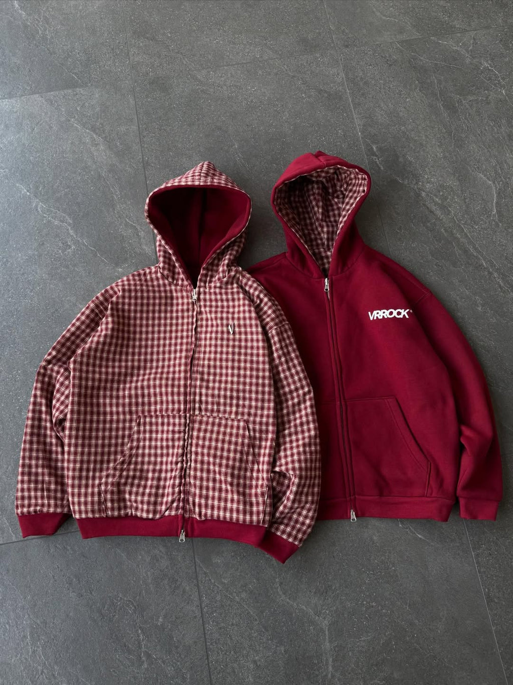 Reversible Red Hoodie